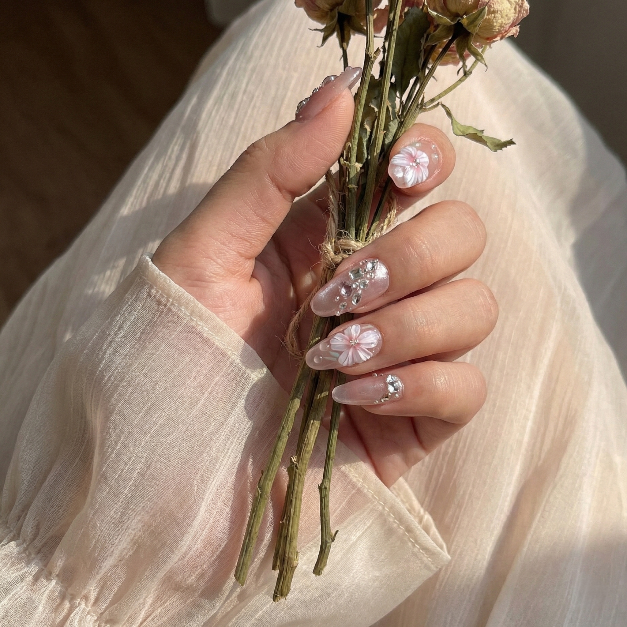 Rose Crystal Blossom