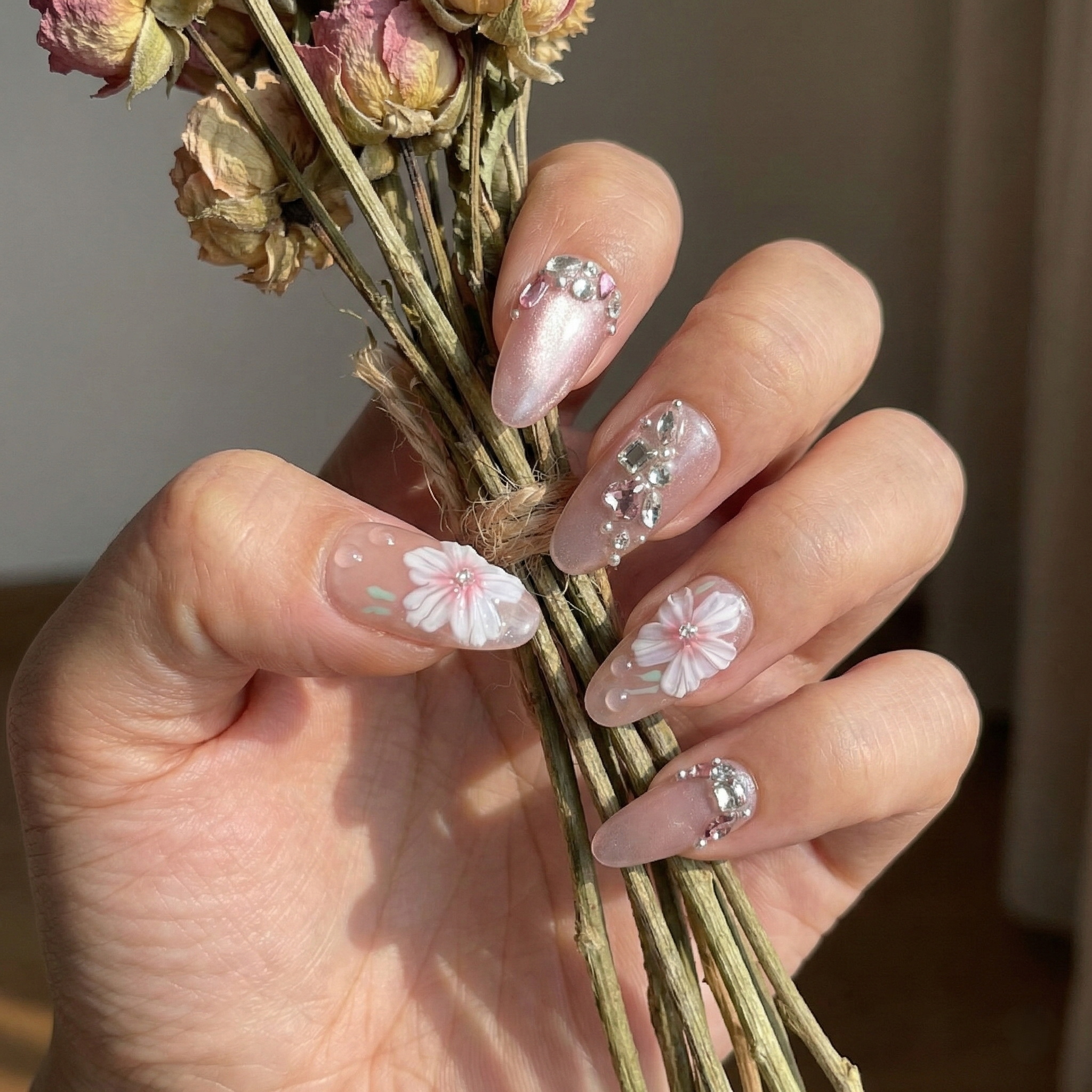 Rose Crystal Blossom