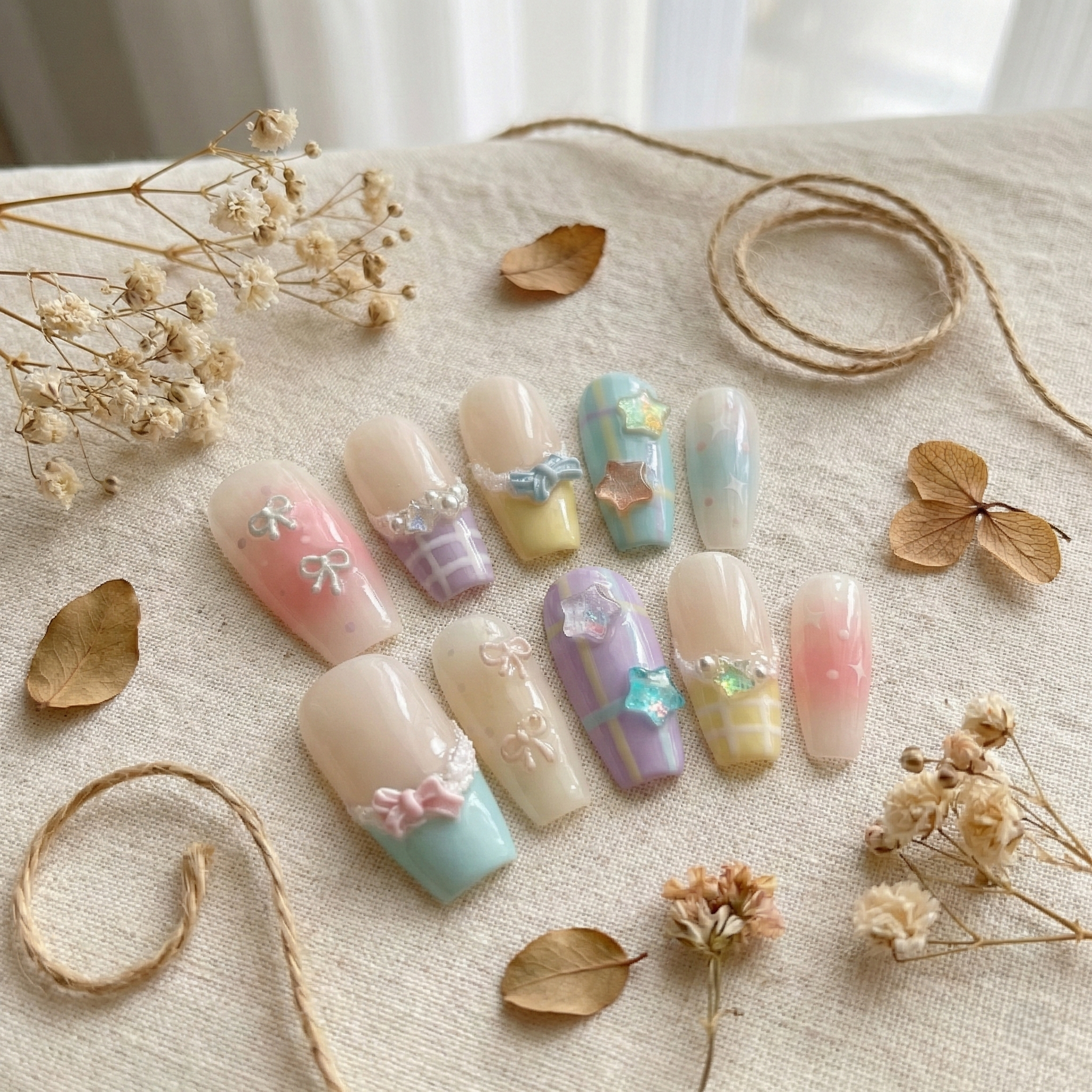Pastel Candy Charms