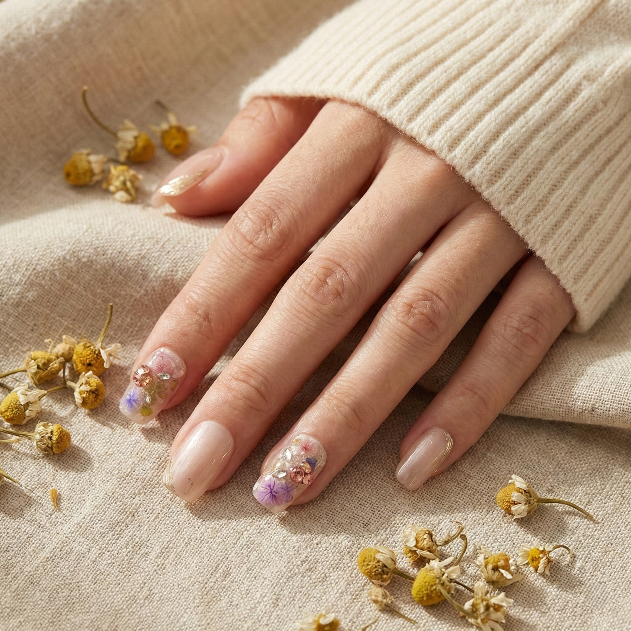 Pressed Blossom Champagne